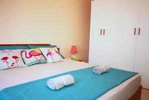 2 camere, ferro/asse da stiro