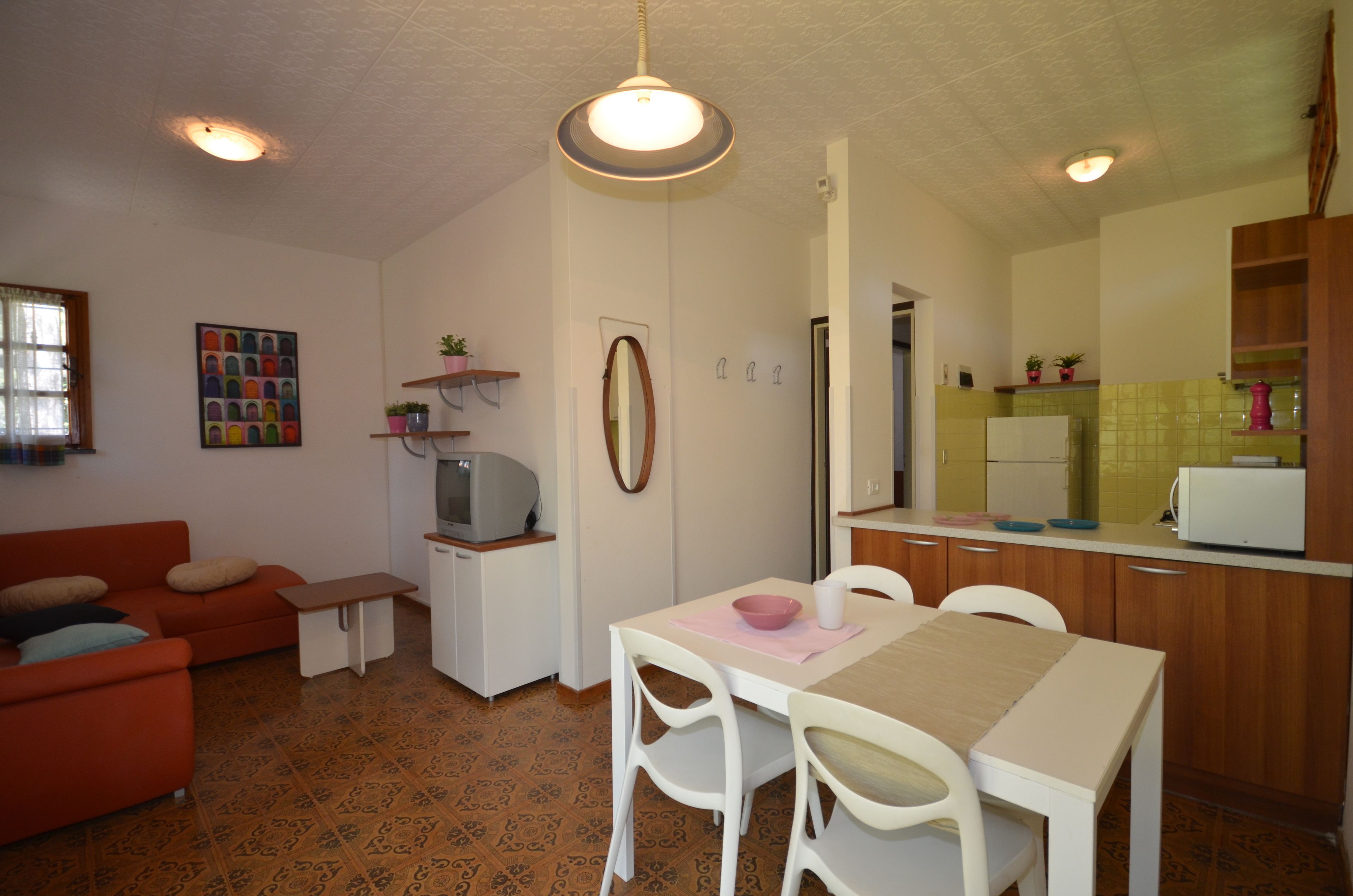 Căn hộ Tiêu chuẩn, 3 phòng ngủ, hiên | Khu vực ăn uống tại phòng