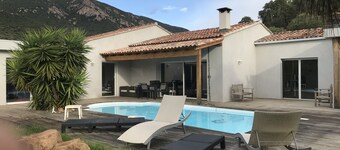 villa near Ajaccio with swimming pool in the heart of nature