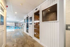 Indoor pool, outdoor pool