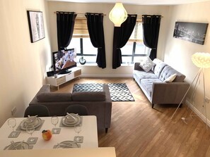 Lägenhet Executive - eget badrum (Parking) | Lounge