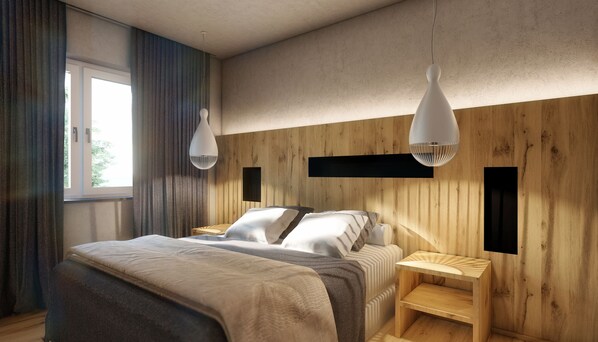 Lydisolert, wi-fi (inkludert) og sengetøy