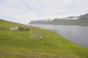 Aerial view - Sólbrekka Holiday Homes (Fjardabyggd)