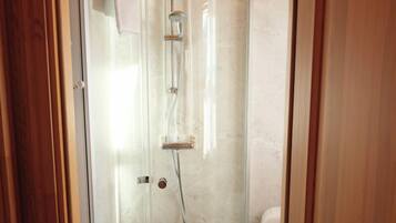 Cottage, 1 Bedroom | Bathroom | Shower, hair dryer, towels, soap