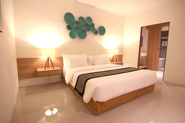 Junior Suite | Egyptian cotton sheets, premium bedding, minibar, in-room safe - Anza d'Dimmel Jimbaran (Jimbaran)