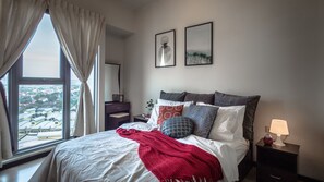 City Apartment | 1 bedroom, hypo-allergenic bedding, in-room safe, individually decorated