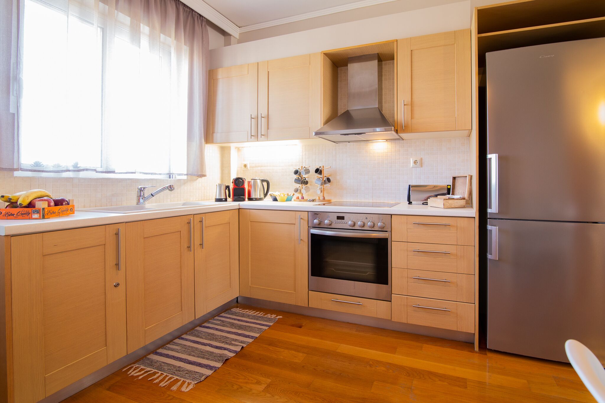 apartment, 3 bedrooms | private kitchen | full-sized fridge, oven, stovetop, espresso maker
