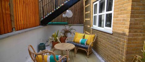 Deluxe Apartment, 2 Bedrooms, Patio | Terrace/patio