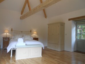 Habitación doble exclusiva, 1 cama King size (Pencarrow) | Sábanas de algodón egipcio y ropa de cama de alta calidad