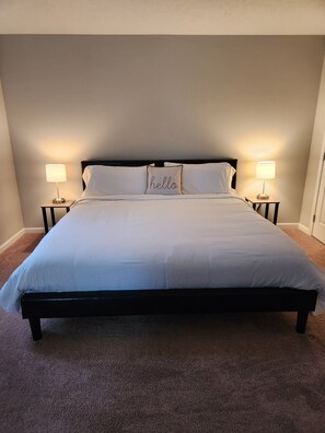 3 bedrooms, iron/ironing board, travel cot, free WiFi