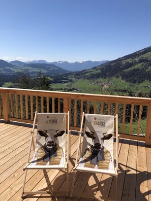 Property grounds - High-quality apartment with a private sauna and a dream view right on the ski slope (Westendorf)