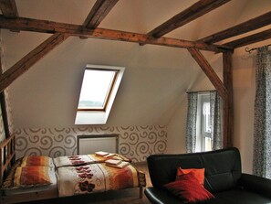 Apartment (Vanessa 6) | Living room | Flat-screen TV - Pension Abertham (Abertamy)