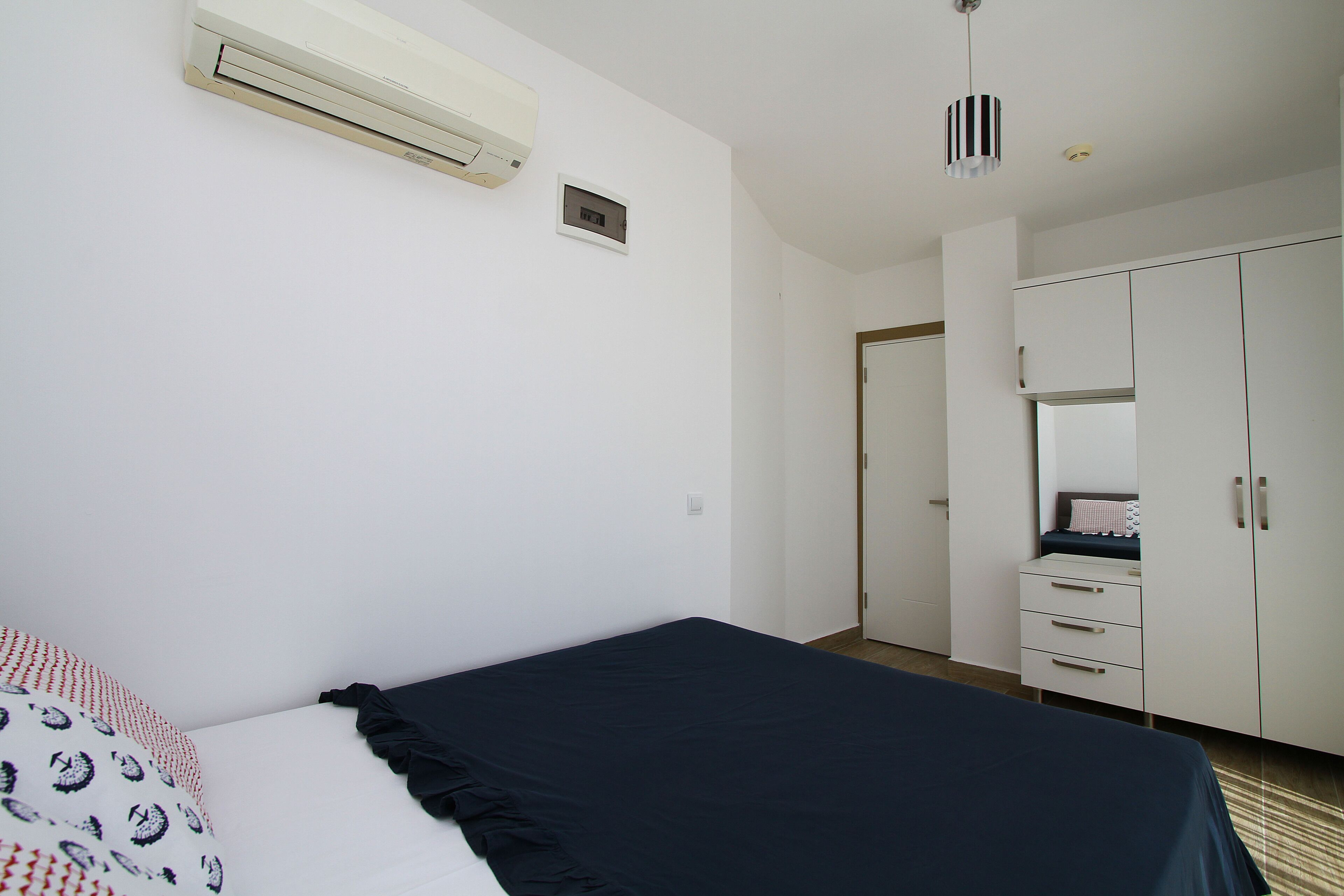 classic apartment, 1 double bed with sofa bed, sea view | desk, blackout curtains, soundproofing, iron/ironing board