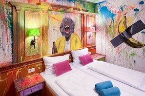 Artist Josef Maier | In-room safe, blackout curtains, soundproofing, iron/ironing board