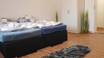 Premium bedding, soundproofing, free WiFi, bed sheets