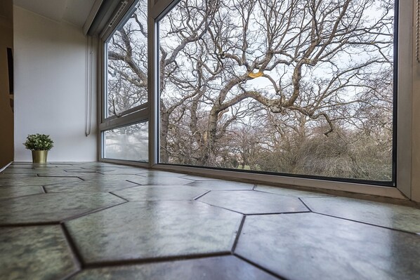 إطلالة على الحديقة