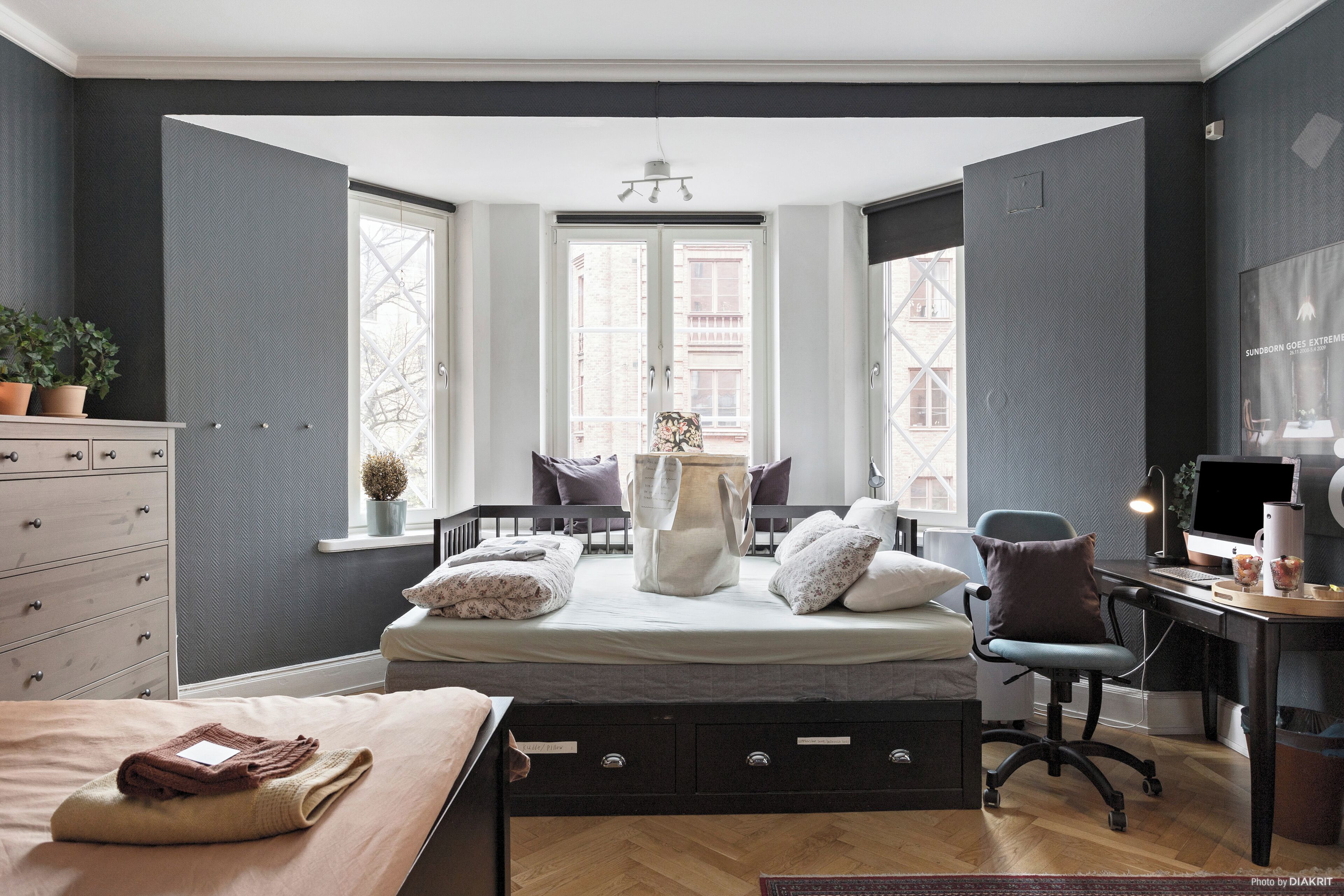 Comfort Room | Individually decorated, individually furnished, desk, laptop workspace