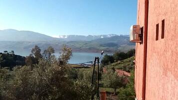 Udsigt fra overnatningsstedet