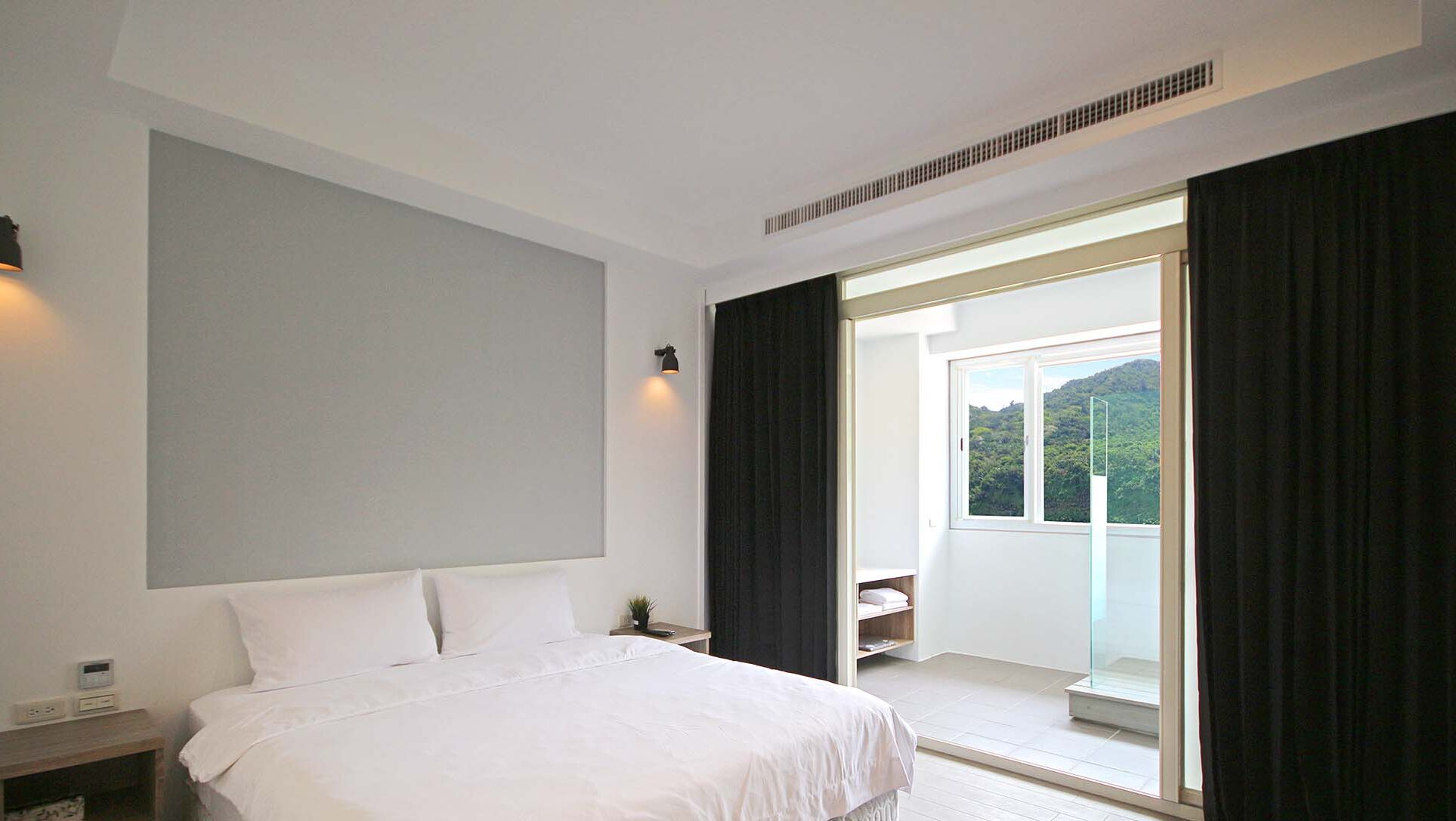 Rideaux occultants, draps fournis