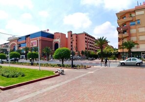 Parkering på området