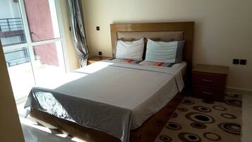 2 soveværelser, sengetøj