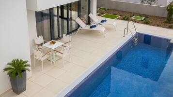 Luxury Villa, Sea View (Prima) | Terrace/patio