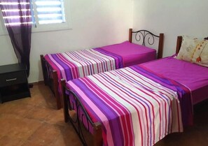 2 slaapkamers, beddengoed
