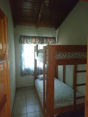 Tradisjonelt hus, flere senger, utsikt mot innsjø | Dundyner, senger med Select Comfort-madrass og strykejern/-brett