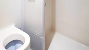 Desk, blackout curtains, free cots/infant beds, free WiFi