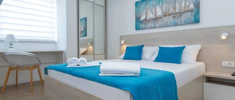 2 Schlafzimmer, Zimmersafe, Bügeleisen/Bügelbrett, kostenloses WLAN