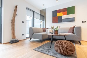 Huoneisto, useita sänkyjä (Na Belidle 23 #1) | Oleskelualue | Taulutelevisio