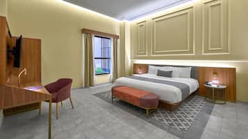 Caja de seguridad en la habitación y escritorio