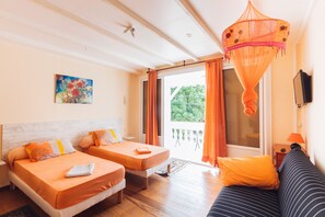 Elite Triple Room, Multiple Beds, Mountain View | View from room - Villa Man Cina (Capesterre-Belle-Eau)