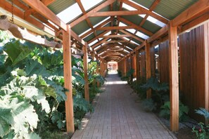 Entrada de la propiedad