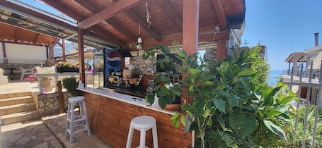 Terraza o patio. Vila Blu Inn