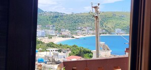 Family Studio, Multiple Beds, Sea View | Terrace/patio