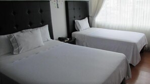 Desk, blackout curtains, iron/ironing board, free WiFi