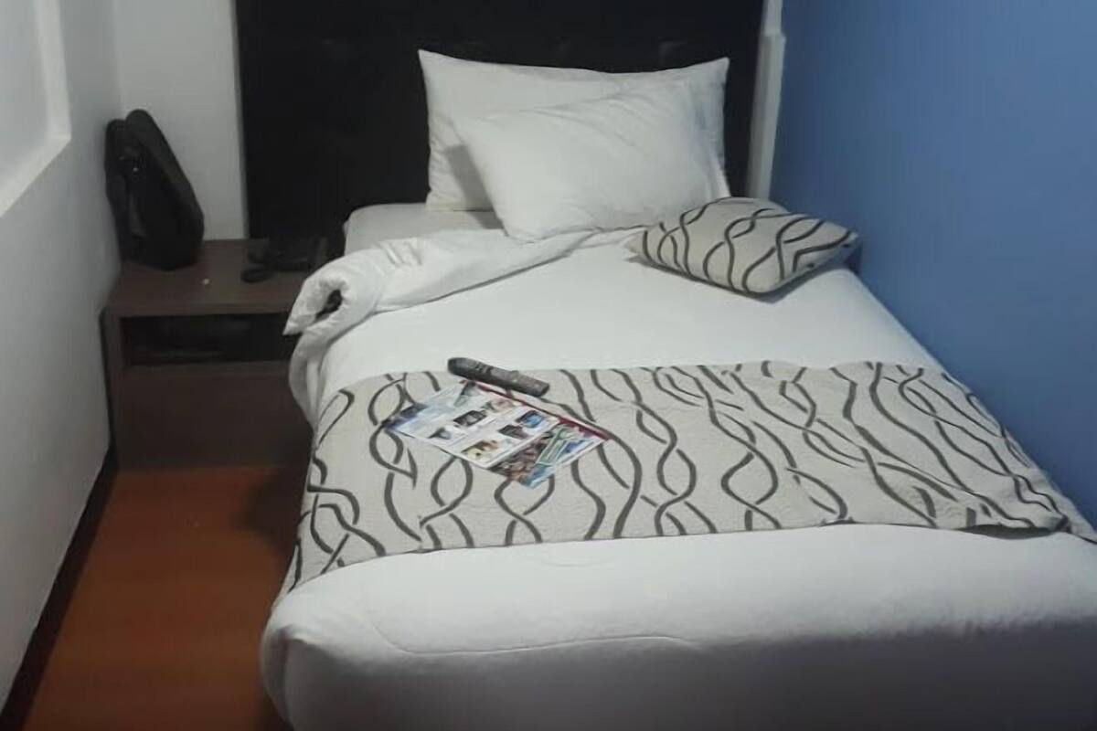 Desk, blackout curtains, iron/ironing board, free WiFi