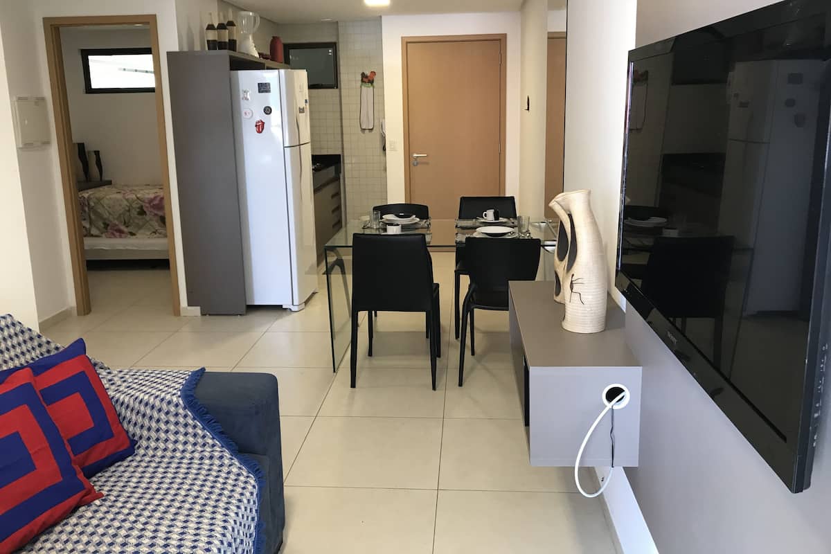 Departamento Confort | 2 habitaciones, muebles diferentes y espacio para trabajar con laptop