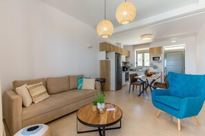 Villa, 1 Schlafzimmer | Wohnzimmer | LED-Fernseher