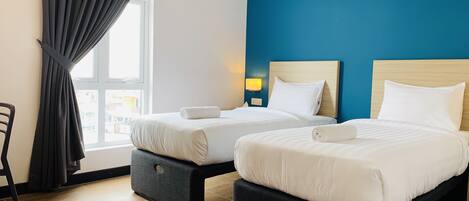 Hypo-allergenic bedding, Select Comfort beds, individually decorated