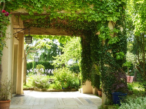 Ground floor apartment with private pool in restored farmhouse