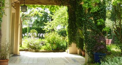 Ground floor apartment with private pool in restored farmhouse