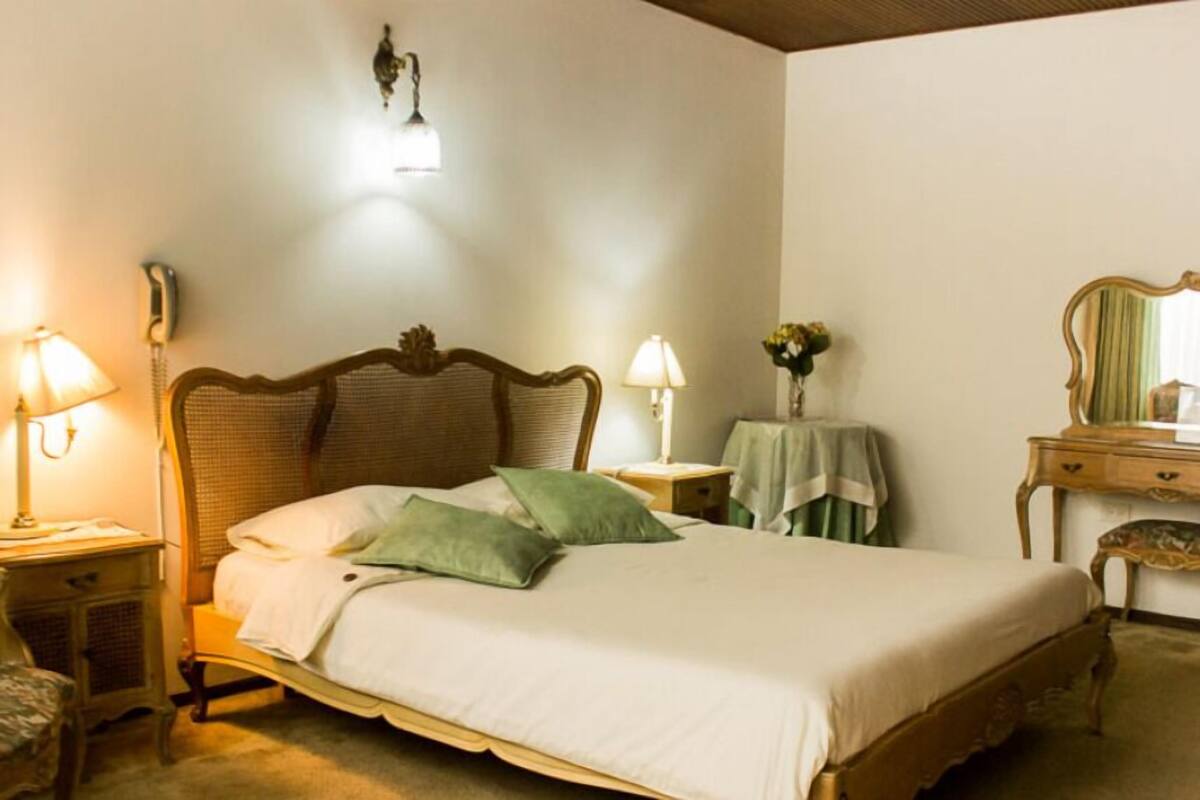 Blackout curtains, iron/ironing board, free WiFi, bed sheets