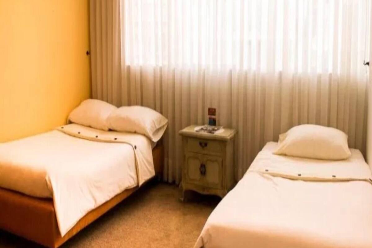 Blackout curtains, iron/ironing board, free WiFi, bed sheets