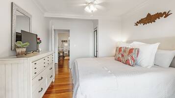 1 bedroom, iron/ironing board, travel crib, free WiFi