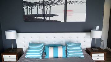 1 bedroom, iron/ironing board, travel crib, WiFi (free)