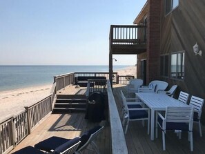 Uitzicht op strand/zee
