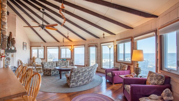 Living area - True Beach House On The Beach! Once Upon A Tide (Wading River)