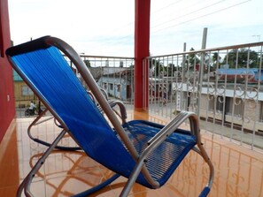 Superior Double Room, 2 Double Beds, City View | Terrace/patio